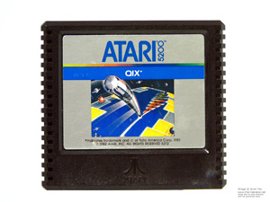 Atari 5200 Qix Game Cartridge