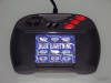 Atari Jaguar Controller with Blue Lightning Overlay
