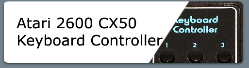 Atari 2600 CX50 Keyboard Controller