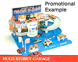 Modern Multi Park N Gas Blue Box Toys 1987