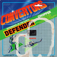 Cardback for Convertors Defender Chopper Blue Version