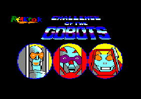 Challenge of the Gobots Amstrad Computer Game Screen Capture 1