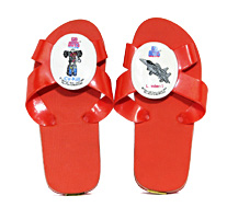 Gobots Red Flip Flops Leader-1