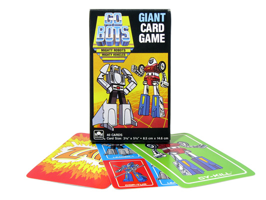 Gobots Giant Card Game by Golden