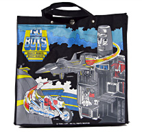 Gobots Black Fabric Tote Bag