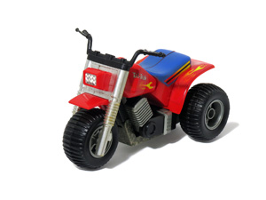 Tri-Trak Power Gobots Secret Riders in Honda ATC 200X Mode