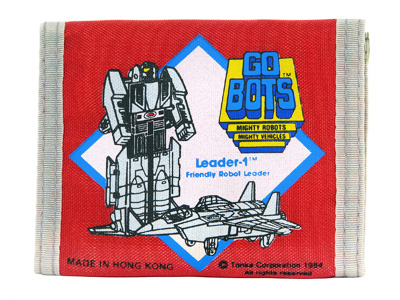 Gobots Red Leader-1 Velcro Fabric Wallet