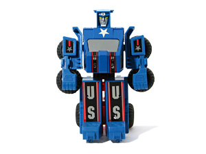 Big Blaster Superobot Imperial Diecast in Robot Mode