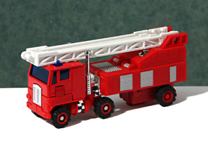 Blaze Buster Superobot Imperial Diecast in Fire Engine Mode