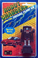 Firebird Trans Am Robot Changers on Card