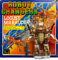 Locust Marauder Robot Changers on Card