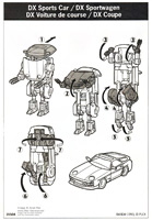 Instructions for Herr Fiend Red Robo Machines DX Coupe