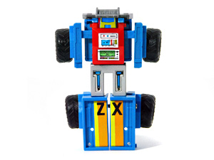 Blue Bomber Zybots in Robot Mode