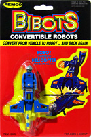 Bibots Helicopter Chopper on Card