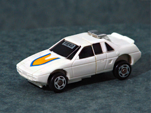 Zybots Fiero in White Sports Car Mode