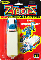 Zybots White Wonder on Card