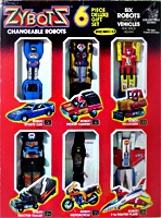 Zybots Changeable Robots Six Figure Gift Pack Street Machine