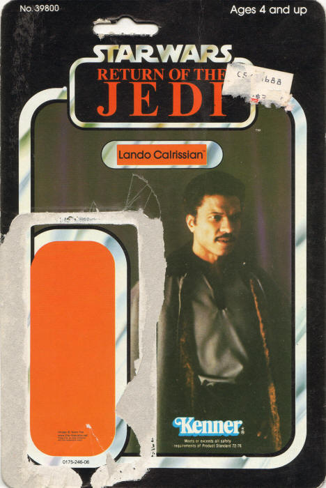 Lando Calrissian rotj79a 79 Back Backing Card / Cardback