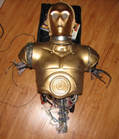 C-3PO Life Size Bust Construction 8