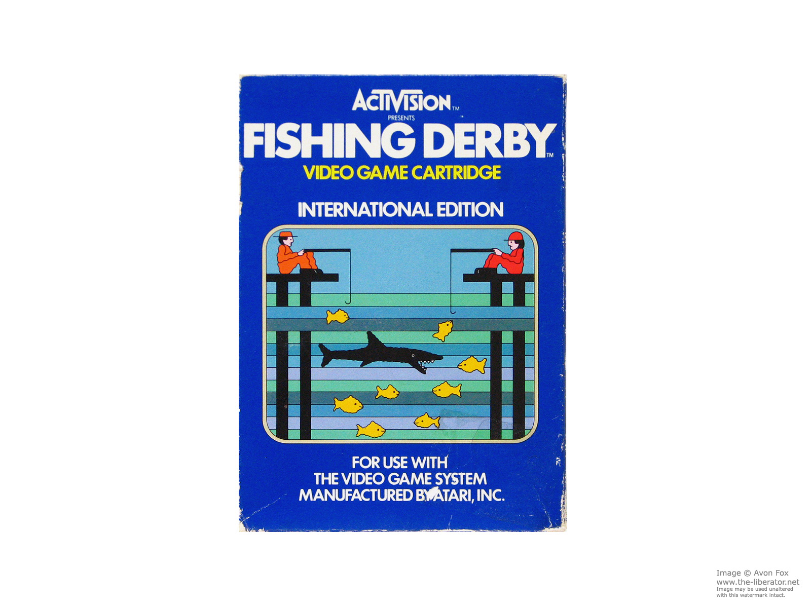 Video game:Atari Fishing Derby video game cartridge - Activision