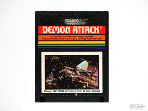 Atari 400 800 and 1200 Demon Attack Game Cartridge