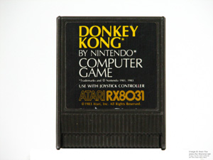 Atari 400 800 and 1200 Donkey Kong Game Cartridge