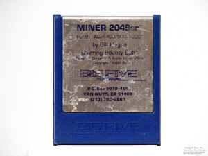 Atari 400 800 and 1200 Miner 2049er Game Cartridge