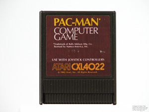 Atari 400 800 and 1200 PAC-MAN Game Cartridge