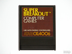 Atari 400 800 and 1200 Super Breakout Game Cartridge