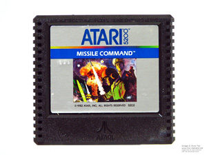 Atari 5200 Missle Command Game Cartridge