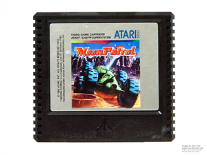 Atari 5200 Moon Patrol Game Cartridge