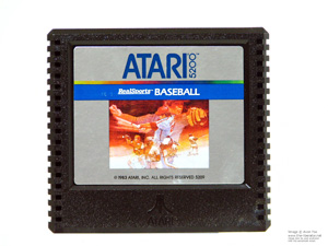 Atari 5200 Realsports Baseball Game Cartridge