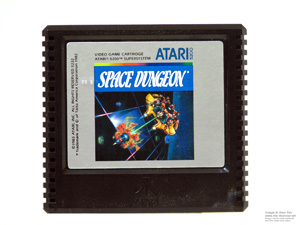 Atari 5200 Space Dungeon Game Cartridge