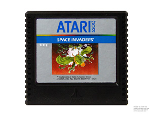 Atari 5200 Space Invaders Game Cartridge