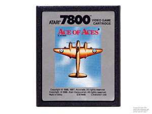 Atari 7800 Ace of Aces Game Cartridge