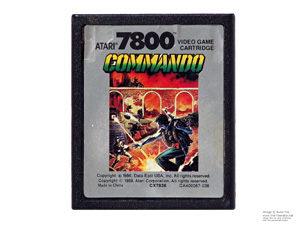 Atari 7800 Commando Game Cartridge PAL