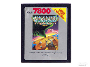 Atari 7800 Desert Falcon Game Cartridge NTSC