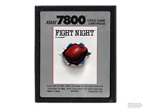 Atari 7800 Fight Night Game Cartridge PAL