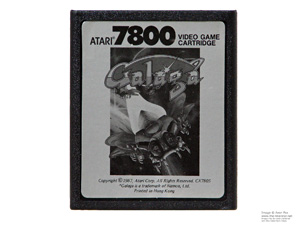 Atari 7800 Galaga Game Cartridge NTSC