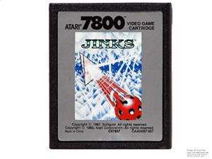 Atari 7800 Jinks Game Cartridge NTSC