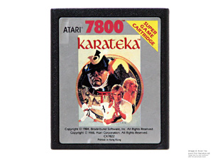Atari 7800 Karateka Game Cartridge