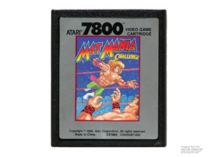 Atari 7800 Mat Mania Challenge Game Cartridge PAL