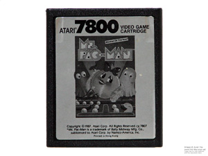 Atari 7800 Ms PAC-MAN Game Cartridge PAL