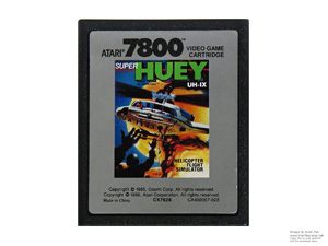 Atari 7800 Super Huey IH-IX Game Cartridge PAL