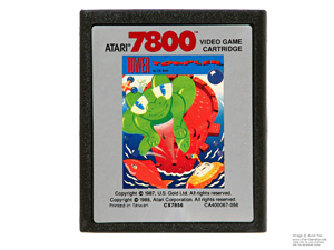 Atari 7800 Tower Toppler Game Cartridge PAL