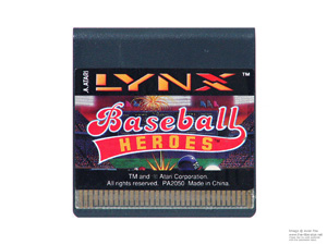 Atari Lynx Baseball Heroes Game Cartridge