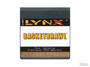 Atari Lynx Basketbrawl Game Cartridge