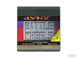 Atari Lynx Battle Wheels Game Cartridge