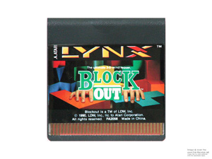 Atari Lynx Block Out Game Cartridge