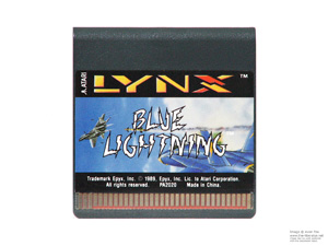 Atari Lynx Blue Lightning Game Cartridge